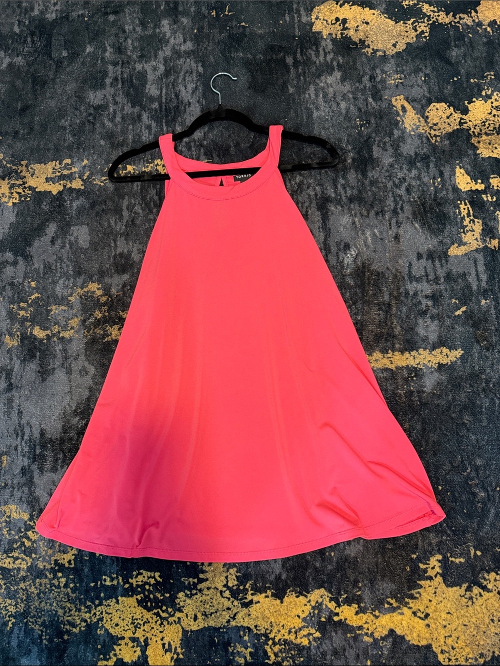 torrid Hot Pink Asymmetrical Swing Dress